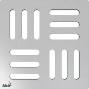 Решетка AlcaPlast Antic MPV011 для сливных трапов из нержавеющей стали 102x102