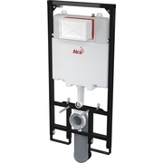 Инсталляция для подвесного унитаза AlcaPlast Sadromodul Slim AM1101/1200 для сухой установки (для гипсокартона)