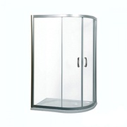 Передняя панель душевой кабины с дверью Am.Pm Bliss L W53G-302U120MT64 Twin Slide 120 cтекла для душ.уголок 120x80 универсальные,профиль матовый