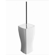 Ершик ArtCeram Jazz JZA010 01 12x40 см, белый, Livingtec, хром