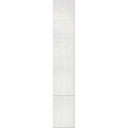 Бордюр Атем Silk Silk Oduvan Бордюр белый W 27,5х7