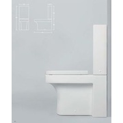 Унитаз-компакт Azzurra Tulip TUL100B1/MBS=TUL100B1/MBP 67x36 без сиденья и бачка