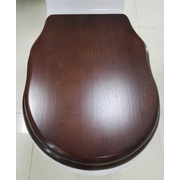 Крышка-сиденье BelBagno Boheme BB115SCW-BRN дерево цвет орех, микролифт, петли металлические бронза
