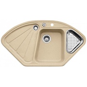 Мойка кухонная Blanco Delta II 523664 InFino Silgranit шампань