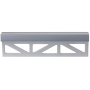 Бордюр Butech Профили B72141363 Pro-Light Aluminio Anodizado Plata 11mm