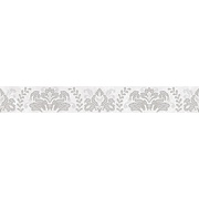 Бордюр Ceramica Classic Afina 05-01-1-56-03-06-456-1 Afina Damask Бордюр серый 56-03-06-456 5х40