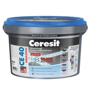 Затирка Ceresit Aquastatic CE 40 07 Серый 2 кг.