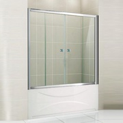Шторка для ванны Cezares Eco ECO-O-VF-2-170/145-C-Cr 170х145