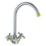 Смеситель Decoroom DR46 DR46028-Green для кухни зеленый
