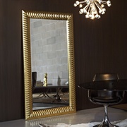 Зеркало Deknudt Mirrors Deknudt 2758.212 Nick Gold 106x189, рама - синтет. полимер/золото