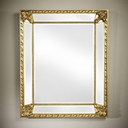 Зеркало Deknudt Mirrors Deknudt 2717.222 Castello Gold 91x112, рама - синтет. полимер/золото античное