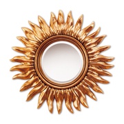 Зеркало Deknudt Mirrors Deknudt 2474.112 Sun, 82х82 см, рама - синтет. полимер/золото