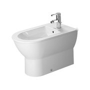 Биде напольное Duravit Darling new 225010 00 00 37x57 с переливом, с отверстием под смеситель