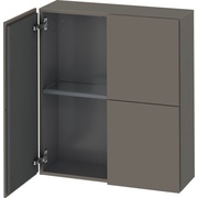 Шкаф Duravit L-Cube LC116709090 70x24.3x80 см серый матовый