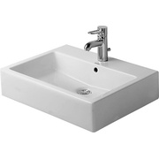 Раковина Duravit Vero 454600027 60x47 шлифованная с 1 отверстием под смеситель, с переливом