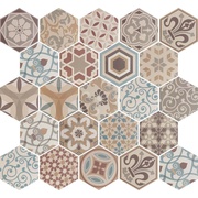 Напольная плитка Equipe Hexatile Harmony Colour (микс из 21 шт.)