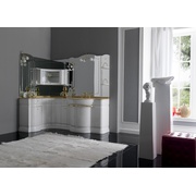 Шкаф Eurodesign Hilton PAG56 BIANCO LUCIDO/POMOLO CROMO 56x56x106