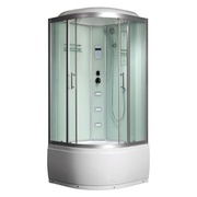 Душевая кабина Frank 600 F-658(2) 120x120x218 см высокий поддон с баней