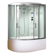 Душевой бокс Frank 600 F-628 L 150x100x220 см высокий поддон левый с баней