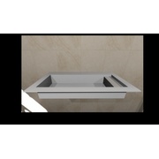 Раковина Gamadecor Dess 90,2х13,2х48,5 см Gelcoat