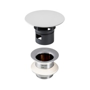 Донный клапан для раковины Geberit 152.050.21.1 с крышкой 1 1/4х50, для раковин без перелива