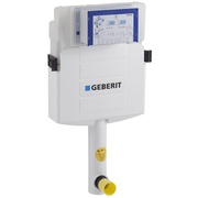 Смывной бачок скрытого монтажа Geberit 109.300.00.5 с фронтальным управлением, глубина 12 см (UP320)