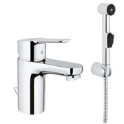 Смеситель для раковины Grohe BauEdge 23757000 с душевым гарнитуром