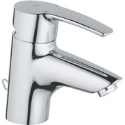 Смеситель для раковины Grohe Eurostyle 33557001 однорычажный, гибкая подводка, цепочка