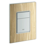 Кнопка смыва Grohe Skate Cosmopolitan 38849HT0 с деревянной поверхностью американская ясень