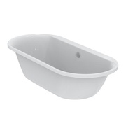 Акриловая ванна Ideal Standard Connect Air E106801 овальная встраиваемая 1800х800 мм, диаметр слива 52 мм, без слива-перелива, белая