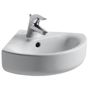 Умывальник Ideal Standard Connect E793101 угловой 450 мм, отверстие под смеситель, белый