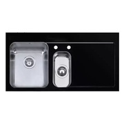 Мойка кухонная Imenza Adventure IV1515101E 1 1/2B 1D (100х52) чёрная левая