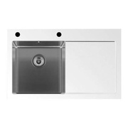 Мойка кухонная Imenza Charisma IV1011500E 1B 1D (86X53) белая левая