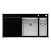 Мойка кухонная Imenza Instinct IVX1511100D 1 1/2B 1D чёрная правая