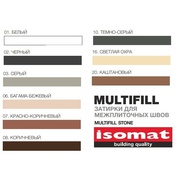 Затирка Isomat Multifill Stone 01 белый 5 кг.