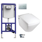 Инсталляция для подвесного унитаза Jacob Delafon Escale Set E1306-00+90.721.00..S Белый