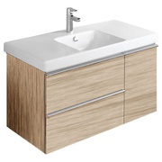 Тумба для раковины Jacob Delafon Odeon up EB891RU-E5 102x48.5x53 см 2 ящика дуб сонома