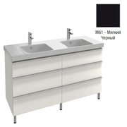 Тумба для раковины Jacob Delafon Odeon up EB996-M61 140 см мягкий черный