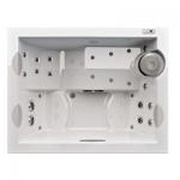 Мини бассейн Jacuzzi Unique 944508552 Тик, LED подсветка, водопад, подголовники 3 шт.