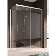 Душевая дверь Kermi Nica NI D2R 12020 VPK 120 см с фиксированной панелью серебро/прозрачное стекло правая
