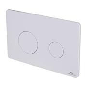 Кнопка для сливного механизма Noken SMART LINE Rondo Двойная кнопка спуска белая