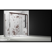 Душевая шторка Profiltek Vetro VT-210 + VT-290 120х95