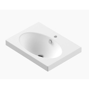 Умывальник Sanita luxe Next SL401001 на кронштейнах, белый