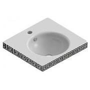 Умывальник Sanita luxe Ringo Ringo 50 Greek/кронштейны 50