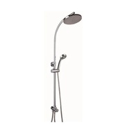 Душевая система SMARTsant Прайм SM1107AA штанга, ручн.перек., 3-функц. душ. лейка, лейка верхнего душа d 200 мм, шланг
