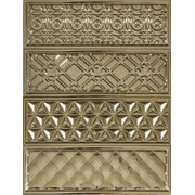 Настенная плитка Stratos (Heralgi) Garden Geometry PVD Oro