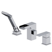 Смеситель для раковины Timo Selene 2010/ 00Ychrome на 3 отверстия каскадный излив