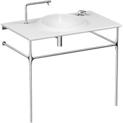 Π Π°ΠΊΠΎΠ²ΠΈΠ½Π° Vitra Istanbul 4519B403-6142 100 ΡΠΌ, Ρ Π΄Π²ΡΠΌΡ ΠΎΡΠ²Π΅ΡΡΡΠΈΡΠΌΠΈ ΠΏΠΎΠ΄ ΡΠΌΠ΅ΡΠΈΡΠ΅Π»Ρ, Π±Π΅Π· ΠΏΠ΅ΡΠ΅Π»ΠΈΠ²Π°, Ρ ΠΌΠ΅ΡΠ°Π»Π»ΠΈΡΠ΅ΡΠΊΠΈΠΌΠΈ Π½ΠΎΠΆΠΊΠ°ΠΌΠΈ