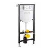 Инсталляция для подвесного унитаза Vitra Uno 720-5800-01EXP на 3 / 6 л, совместима только с кнопкой 720-0180, крепежи в комплекте (к стене и к полу)