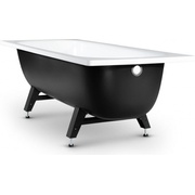 Стальная ванна ВИЗ-Сталь Reimar R-54501 150x75 с опорной подставкой, без ранта, белая орхидея